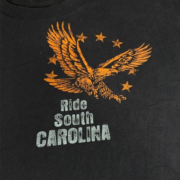 Vintage Harley Davidson T Shirt South Carolina Mens Size 2XL XXL Made in USA Y2K - Picture 3 of 8